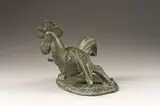 Sydney Kumalo, Cock, bronze with a verdigris patina