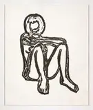 Tom Wesselmann, Monica Stitting Elbows on Knees, from the Brooklyn Academy of Music III series