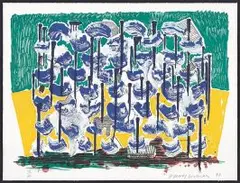 Slow Forest by David Hockney, colour lithograph and screenprint, sold Nov 2014