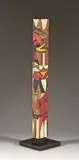 Totem by Cecil Skotnes, carved, incised and painted wood, sold Nov 2014