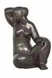 Florian Wozniak, Night, bronze with a black patina