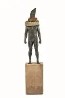 Toe by Angus Taylor, bronze and belfast granite, on a sandstone base, sold Nov 2014