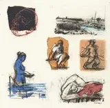 William Kentridge, Dreams, collage, pastel and charcoal on paper