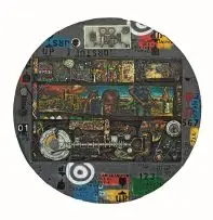 Willie Bester, The Toy Telephone, mixed media and assemblage on wood