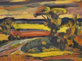 Stefan Ampenberger, River in an Extensive Landscape