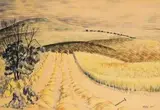 Le Roux Smith Le Roux, Harvesting, watercolour