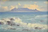 Willem Hermanus Coetzer, Table Mountain from Blaauwberg Strand, Milnerton
