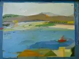 Wendy Anziska, Table Bay from My Window