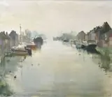Clément Serneels, Early Morning, oil on canvas