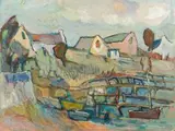 Piet Kannemeyer, Veldrift, oil on board