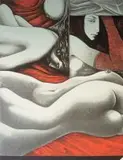 Armando Baldinelli, Reclining Nudes, colour lithograph