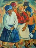 Iris Ampenberger, Five Women Gossiping