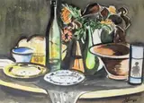 Eugene Labuschagne, Still Life with Flowers and Vessels