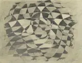 Eugene Labuschagne, Abstract Cup and Saucer, pencil
