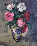 Hennie Niemann Snr, Still Life with Roses