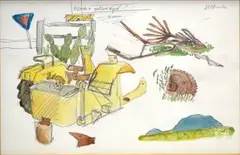 Stanley Pinker, Untitled, watercolour over pencil