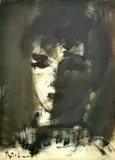 Boy by Carl Büchner, oil on paper, sold Apr 2014