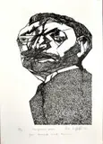 Paul Stopforth, The Famous Writer, lithograph