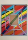 Neo-Marabaraba by Walter Battiss, colour screenprint, offered Apr 2014