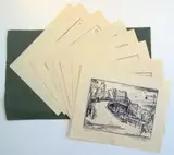 Walter Battiss, South African Lithographs, a Series of Twelve Lithographs from Original Plates of Scenes in Africa, lithographs