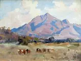 Allerley Glossop, Cattle in a Mountainous Landscape