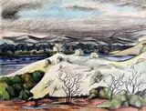 Eugene Labuschagne, Landscape with Dunes