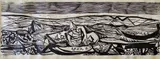 Desert Landscape with Rocks by Cecil Skotnes, woodcut, sold Nov 2013
