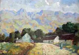 Sydney Carter, Returning Home, oil on canvas board
