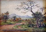 Erich Mayer, Huts in a Bushveld Landscape