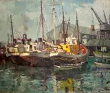Herbert Coetzee, Boats in the Harbour