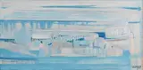 Larry Scully, Blue Reef, oil on canvas