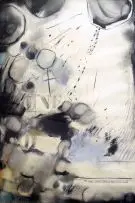 Marion Arnold, The Mystic Interior, ConstruCTION of the World (sic), mixed media on paper