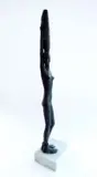 Mabalel, maquette by Hennie Potgieter, bronze with a verdigris patina, mounted on a marble base, offered Nov 2013