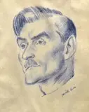 Neville Lewis, Portrait of Gordon Bagnall