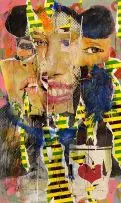 Asha Zero, All Star No Twelve, acrylic on board