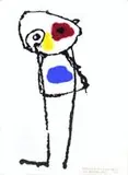 Paul du Toit, Abstract Figure, from the Dieu Donné paper pulp series, pigmented linen on hand-made cotton paper laid down on canvas