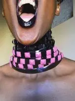 Nontsikelelo Veleko, Screamblacklips, 2006, digital print in pigment inks on cotton rag paper