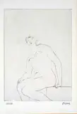 Henry Moore, Seated Nude (Cramer No.519), etching