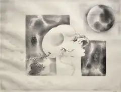 Fikile Magadlela, Head, pencil on paper