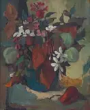 Autumnal Still Life by Alexander Rose-Innes, oil on canvas, sold Jun 2014