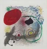 Latido II (Beats II) (Mourlot 569) by Joan Miró, colour lithograph, sold Jun 2014