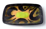 John Piper, Large Dish vii, hand painted and glazed ceramic