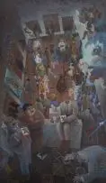X-Perts by Hardy Botha, oil on board, sold Jun 2014