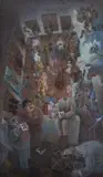 Hardy Botha, X-Perts, oil on board