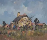 Conrad Theys, Cottages in Winter