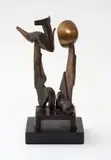 John Skotnes, Mythology Idols and Archetypes, bronze, mounted on a wooden base