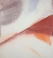 Jo Smail, Abstract Composition with Red Smear, oil and charcoal on canvas