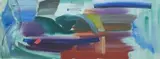 Ivon Hitchens, Long Boat, oil on canvas