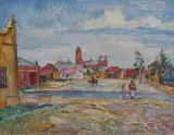 François Krige, Ladismith, oil on canvas
