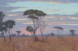Willem Hermanus Coetzer, Northern Transvaal, oil on canvas laid down on board